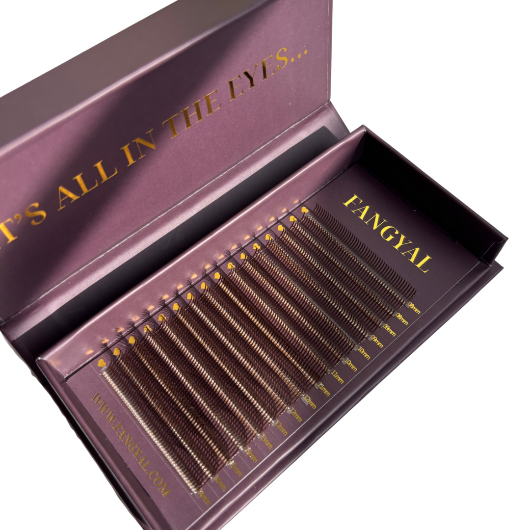 Brown Angel Lashes | Mixed Length Trays