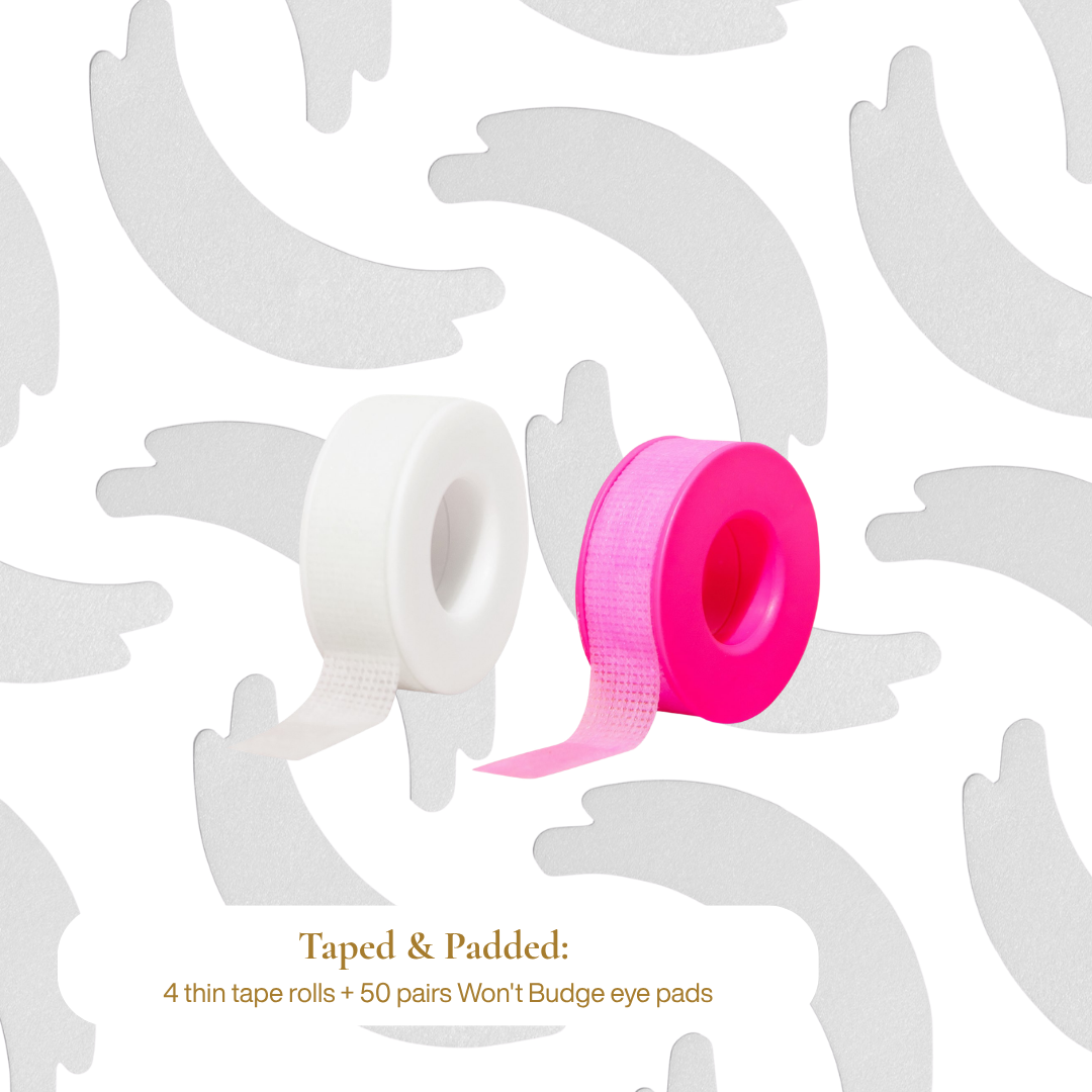 Taped & Padded : Lash Tape + Won't Budge Eye Pads Bundle